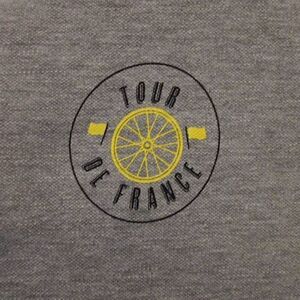 Official Tour De France Polo Style, Short Sleeved, Collared Shirt for Women  Siz